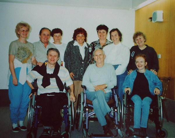 with handicapped